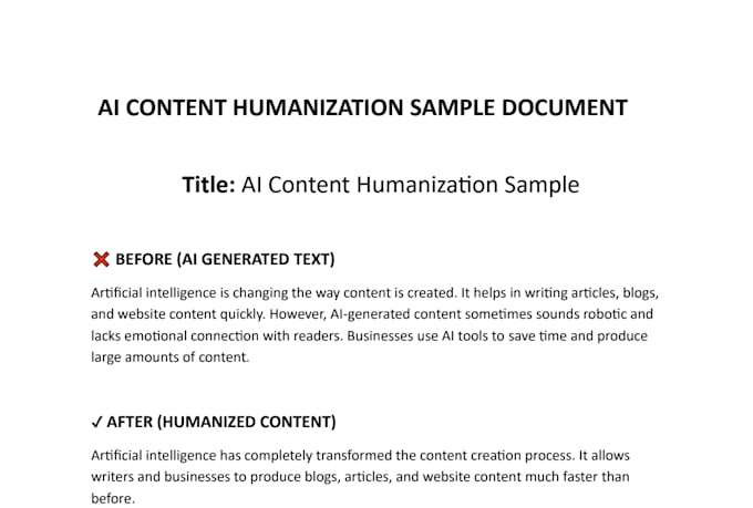 humanize ai content and make it natural and undetectable